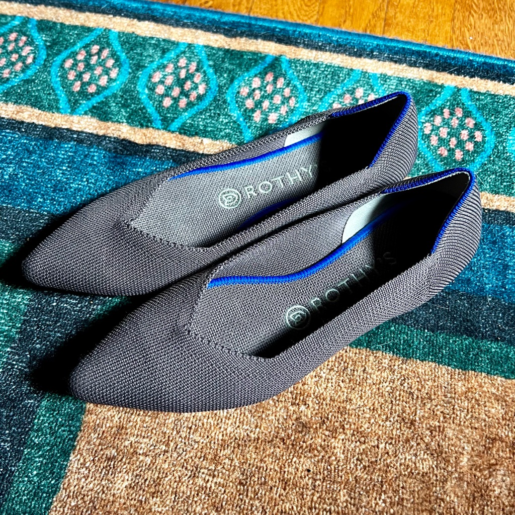 Rothy’s Point In Mink (Discontinued Color) Size 7.5